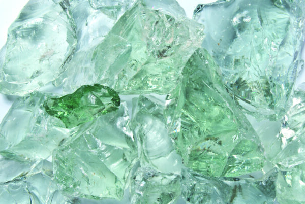 Glassplitt & Brocken transparent