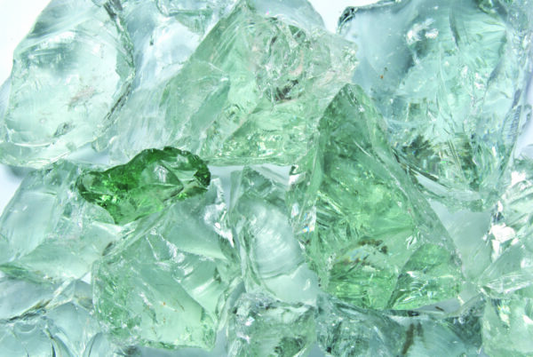 Glassplitt & Brocken transparent