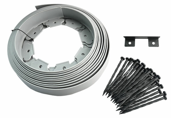 Kunststoffleiste DIY Flex Nero 10 m x H 5 cm 10,0 ml/ Stk. - 6 Stk. pro Box - grau