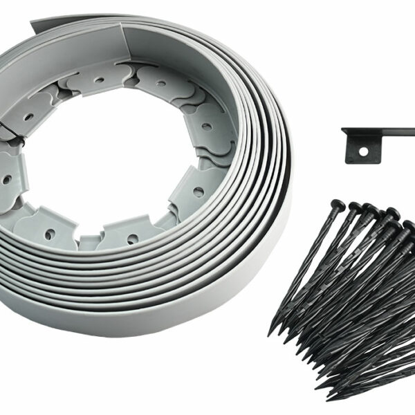 Kunststoffleiste DIY Flex Nero 10 m x H 5 cm 10,0 ml/ Stk. - 6 Stk. pro Box - grau