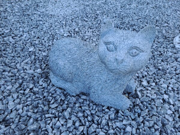 Katze aus Granit - 45 cm Höhe 45 cm