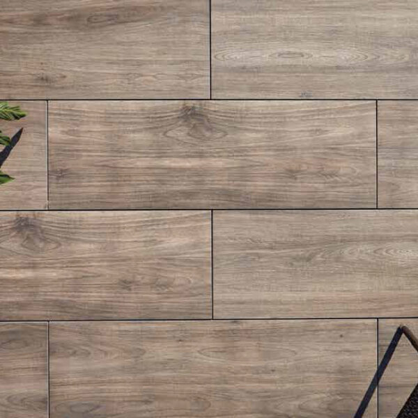 Keramikplatte 40 x 120 x 2 cm Holzoptik marrone 23,04 m2/Pal. - 1.050 kg