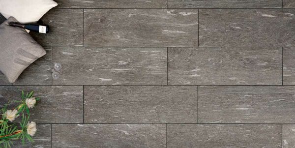 Keramikplatte 40 x 120 x 2 cm calanca dark 23,04 m2/Pal. - 1.050 kg