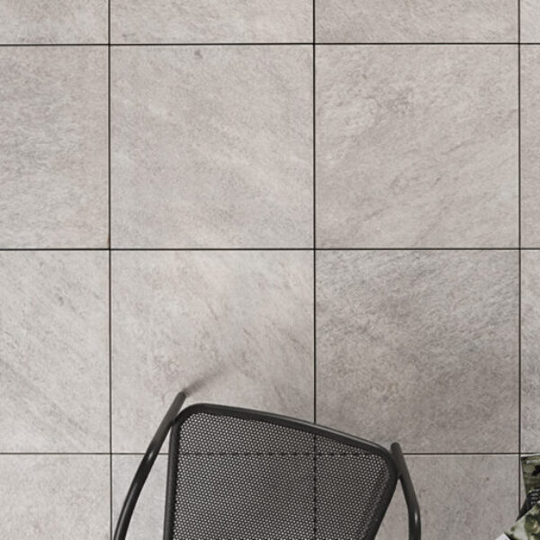 Keramikplatte 60 x 60 x 2 cm - col. quarzit white 21,60 m2/Pal. - 1.000 kg