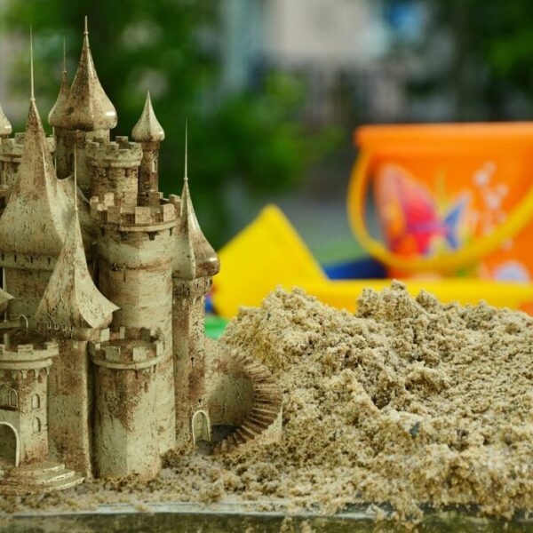 Kinderspielsand natur